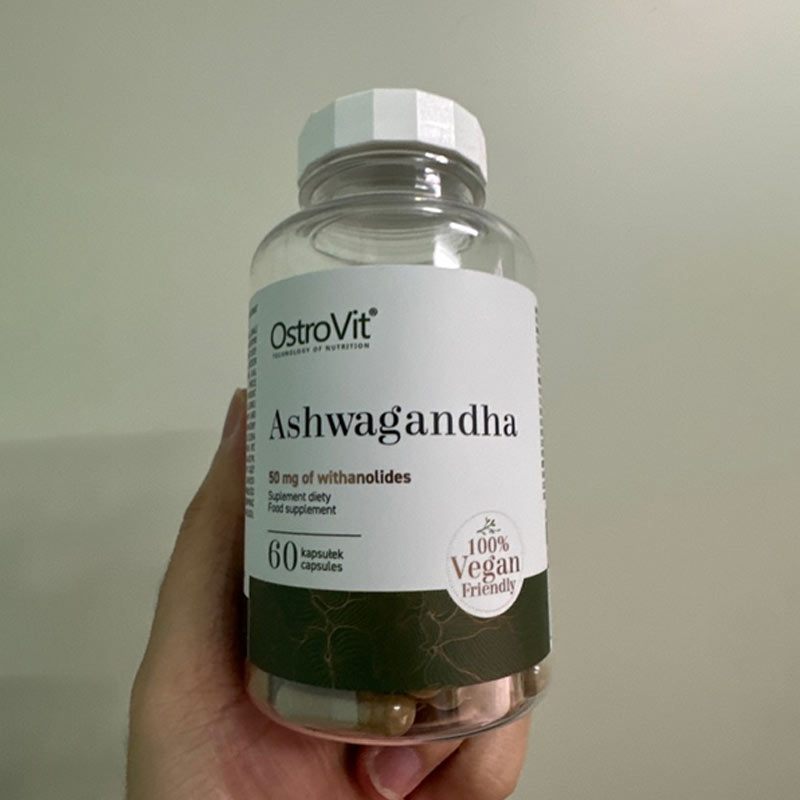 OSTROVIT ASHWAGANDHA 50MG 60 VIÊN Hỗ Trợ Điều Hòa Căng Thẳng Tăng Cường Hệ Miễn Dịch