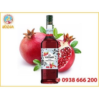 Syrup gifarrd lựu đỏ 1l