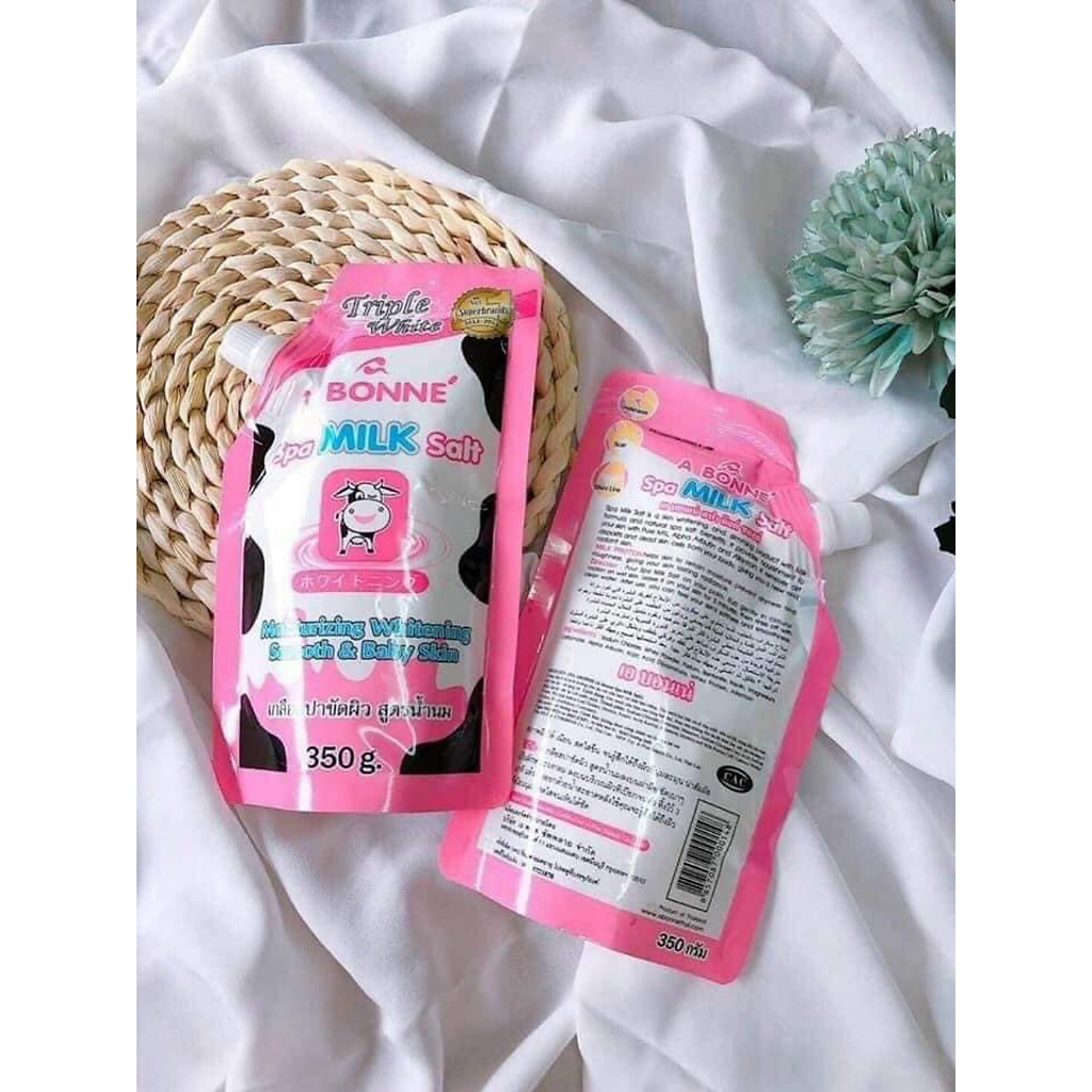 Muối tắm sữa bò tẩy tế bào chết A Bonne Spa Milk Salt 350g