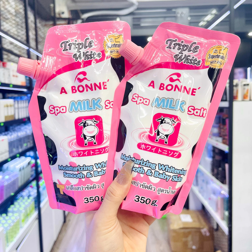 Muối tắm sữa bò tẩy tế bào chết A Bonne Spa Milk Salt 350g