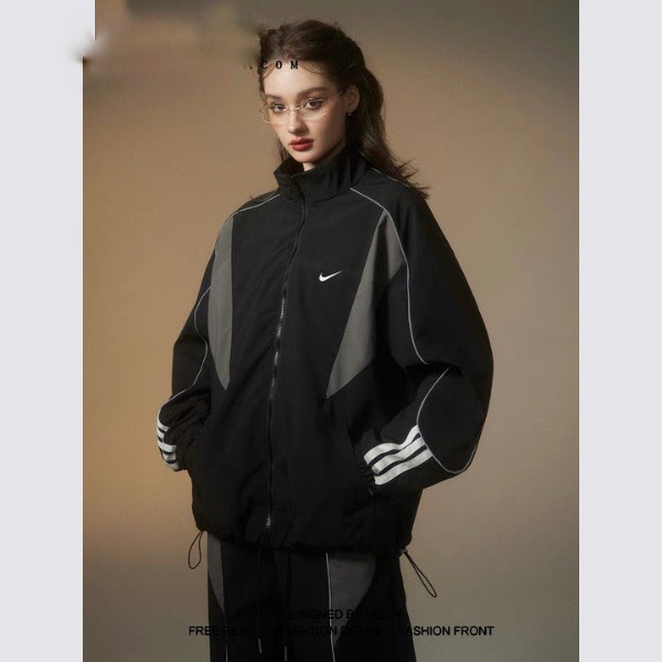 Áo khoác dù Nike cao cấp đôi nam nữ phong cách unisex chất dù 2 lớp dày dặn form rộng hàng chính hãng M79 Latizia.vn