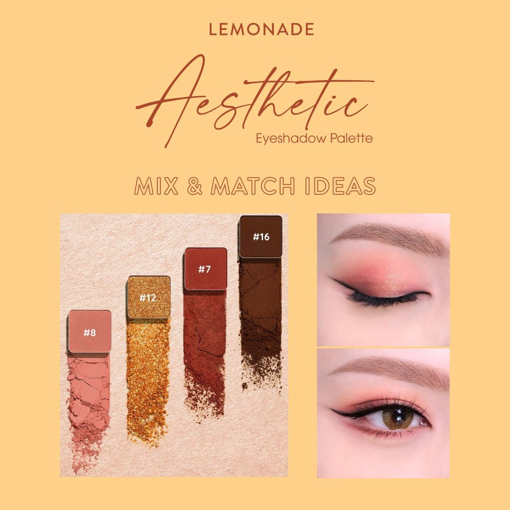 Phấn Mắt Lemonade Aesthetic Eyeshadow Palette 16 Ô 20.8g