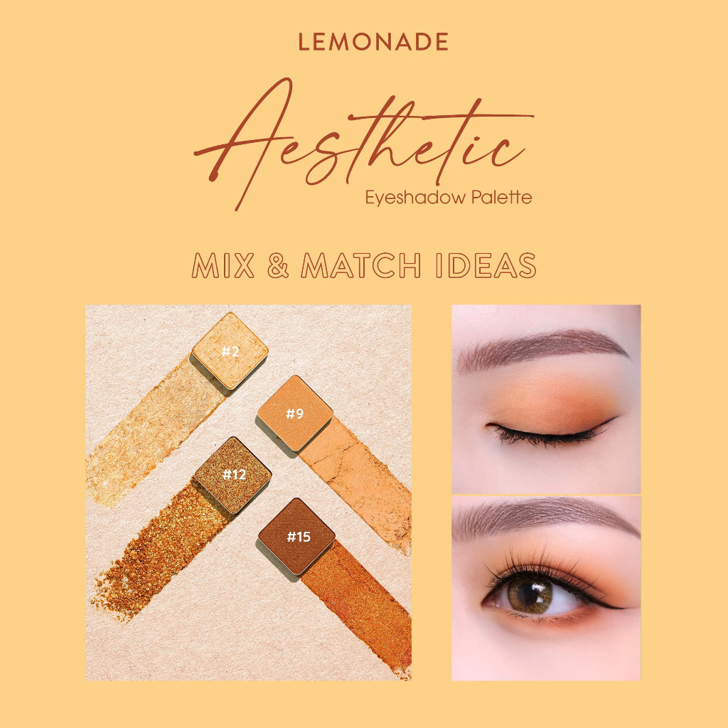 Phấn Mắt Lemonade Aesthetic Eyeshadow Palette 16 Ô 20.8g