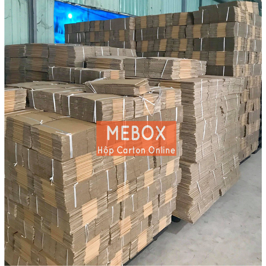 Hộp carton - hộp giấy đóng hàng kích thước 15x12x10 bộ 50