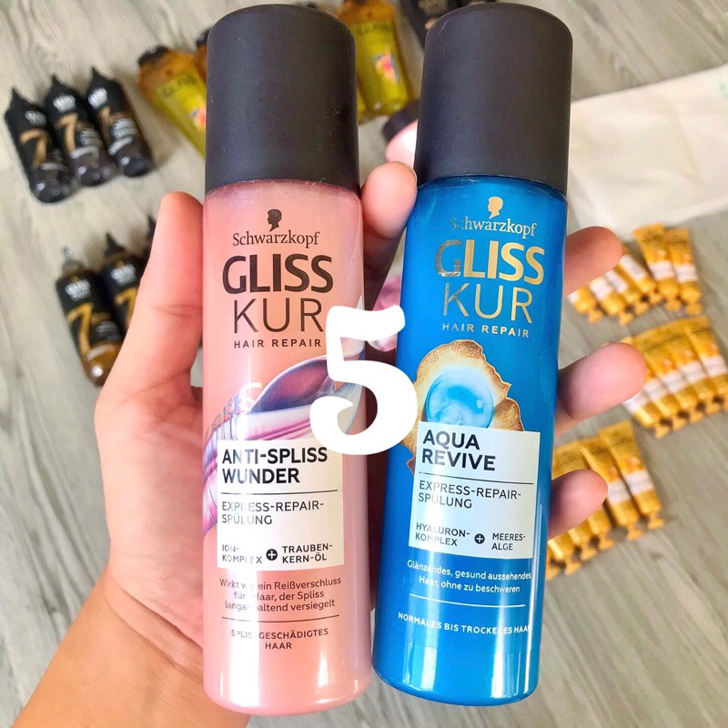 Dưỡng tóc, phục hồi chuyên sâu Gliss Kur