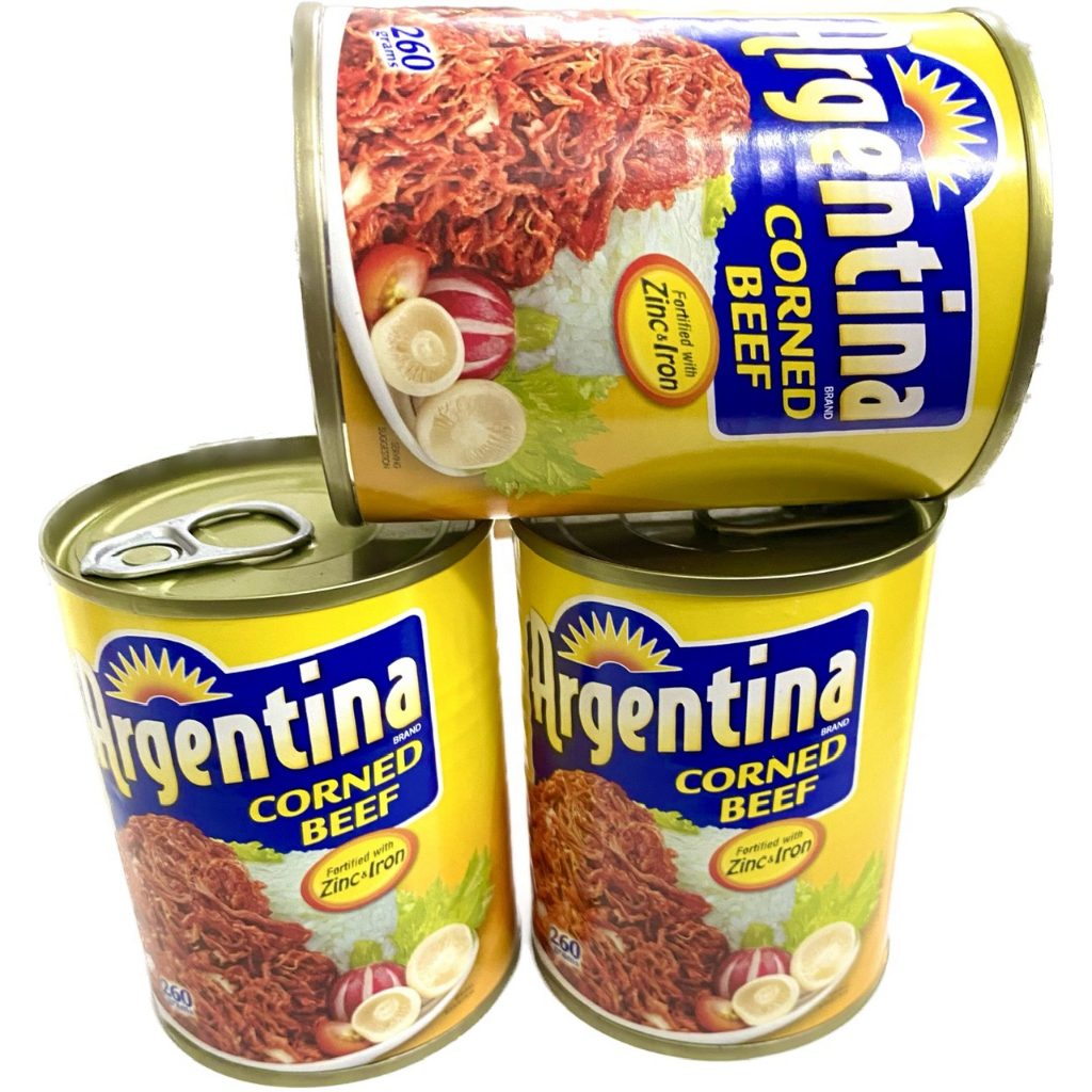 Bò đóng hộp Argentina/Corned Beef in 260grams