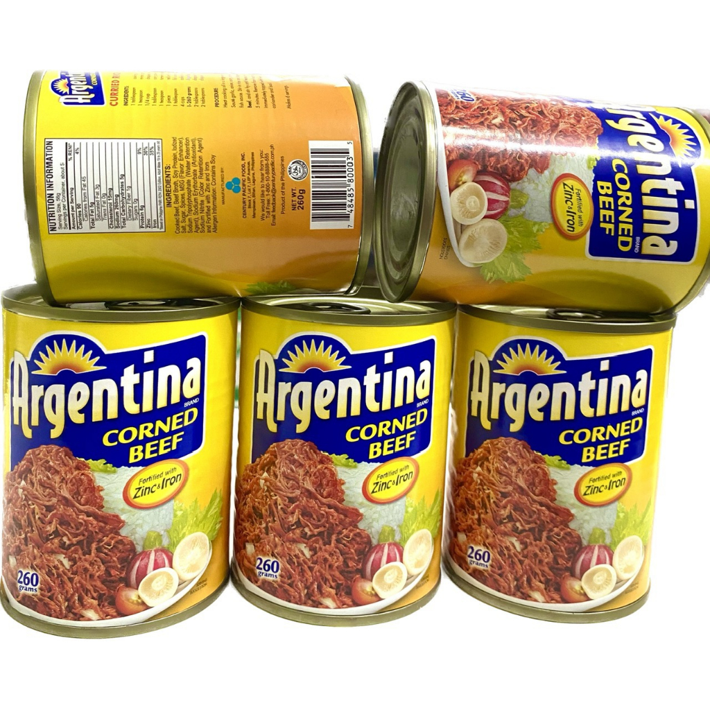 Bò đóng hộp Argentina/Corned Beef in 260grams