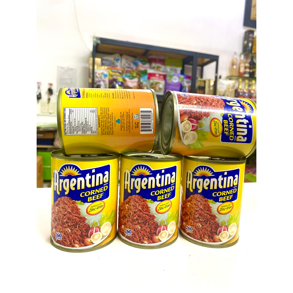 Bò đóng hộp Argentina/Corned Beef in 260grams