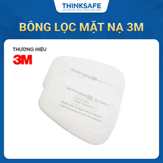 10 Tấm lọc bụi 3M 5N11 lọc bụi mịn, phòng dịch, chống giọt bắn, tia bắn, dùng cho phin lọc 3M chính hãng - THINKSAFE