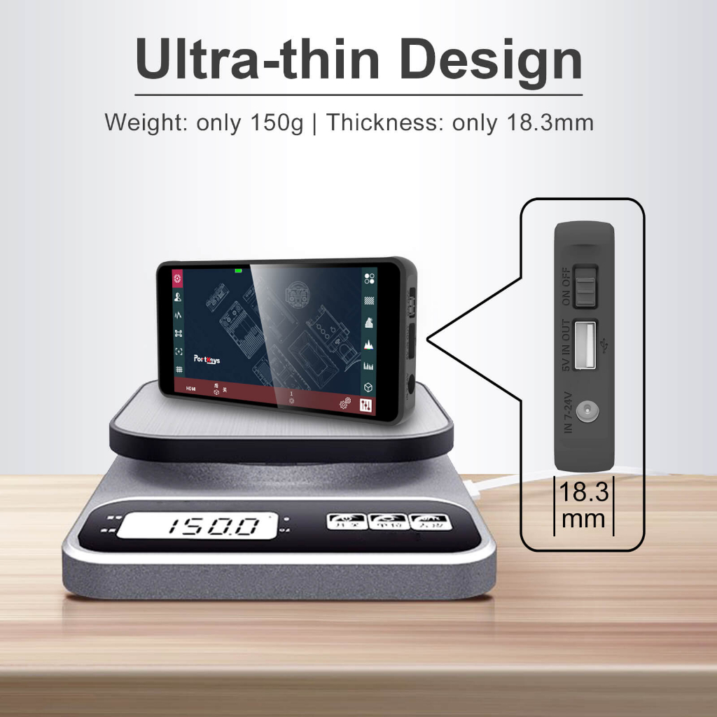 Màn Hình Portkeys PT5 II 5" 4K HDMI Touchscreen Monitor