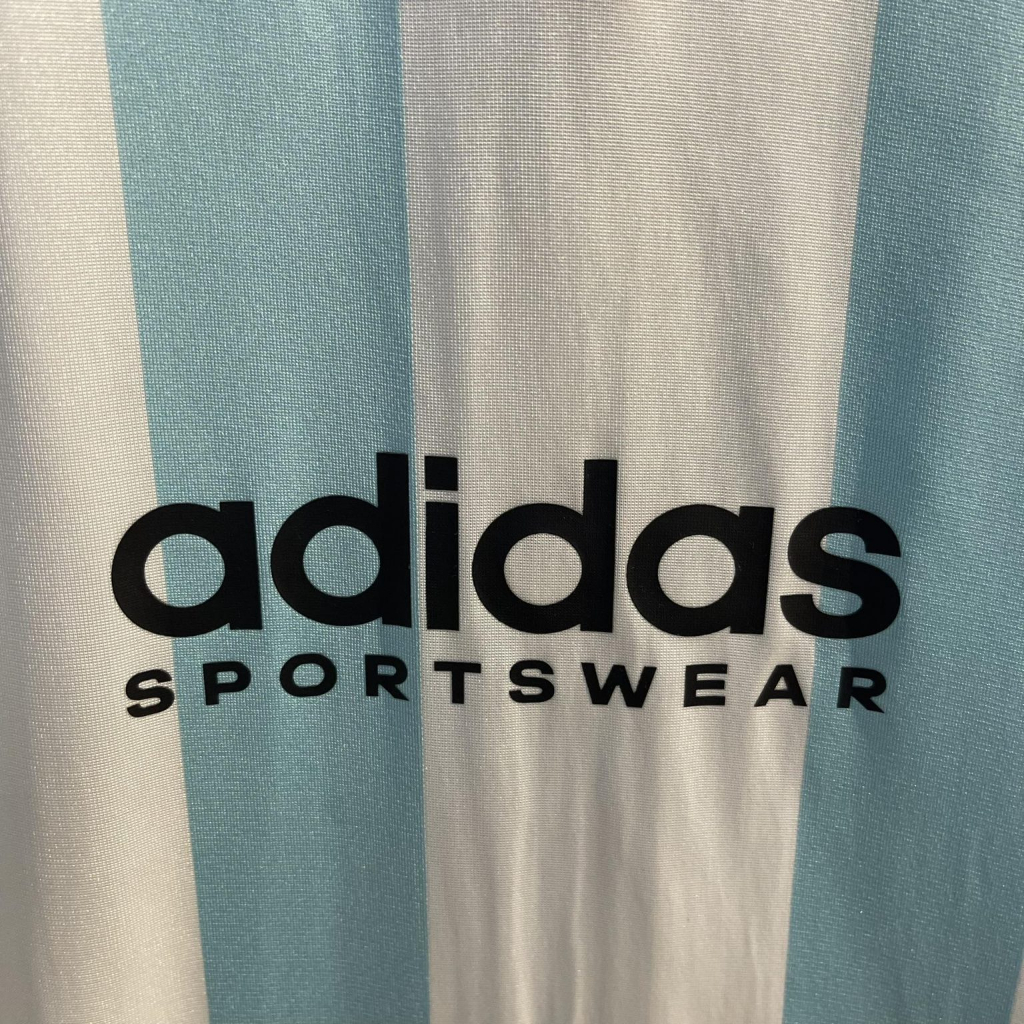 Áo thun lửng adidas Tiro Colorblock Crop Tee White / Light Aqua  màu Trắng Xanh | PiuPiu Authentic