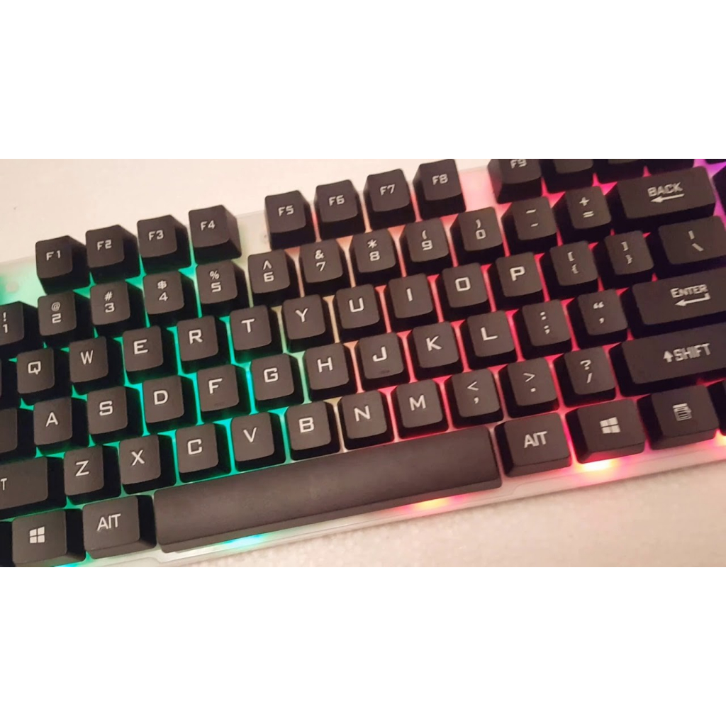 Combo bàn phím và chuột giả cơ Boston 8310 Đèn LED đa màu