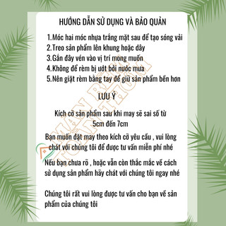 Rèm in hoa 1 mặt mẫu mới đẹp (size nhỏ)