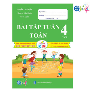 Sách - Bài Tập Tuần Toán 4 - Tập 2 - Kết Nối Tri Thức Với Cuộc Sống (1 cuốn)