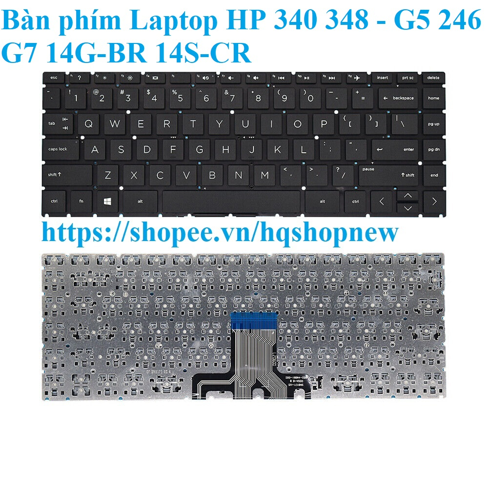⚡️ Bàn phím Laptop HP 340 348 - G5  340S 246 G7 14G-BR 14S-CR