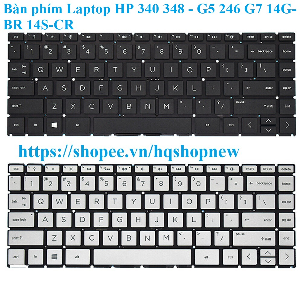 ⚡️ Bàn phím Laptop HP 340 348 - G5  340S 246 G7 14G-BR 14S-CR