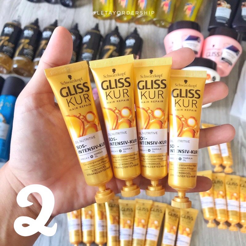 Dưỡng tóc, phục hồi chuyên sâu Gliss Kur