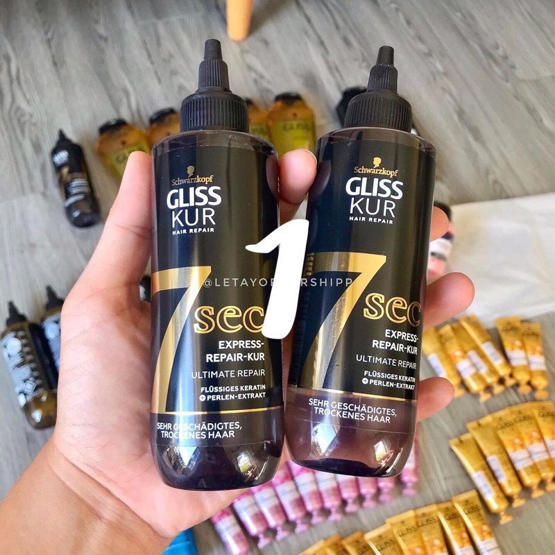 Dưỡng tóc, phục hồi chuyên sâu Gliss Kur