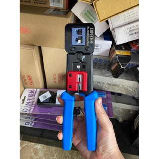 Kìm mạng dintek bấm đầu rj45/rj12/rj11 - chính hãng đài loan cao cấp