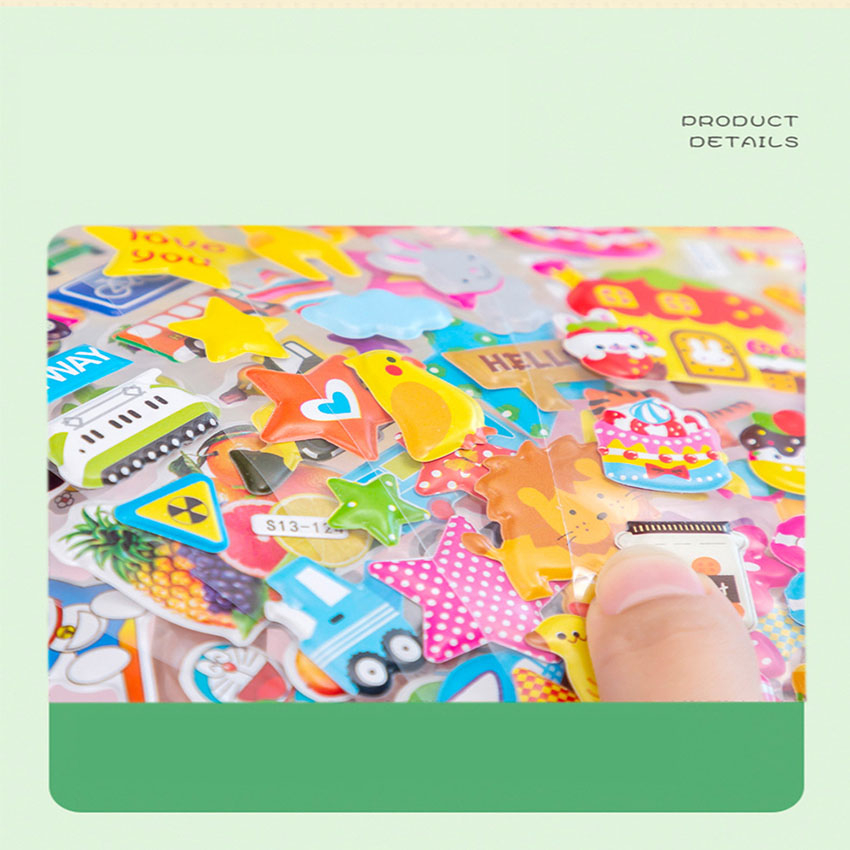 Hình dán trang trí, sticker miếng dán hoạt hình cute trang trí dán tập vở, bình nước, bút nước