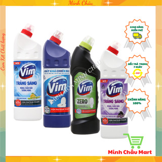 Vim Tẩy Bồn Cầu Và Nhà Tắm Zero Hương Chanh - Bất Khả Chiến Bại 750ml