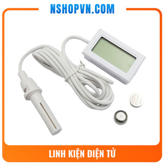 Đồng Hồ Đo Độ Ẩm & Nhiệt Độ (không kèm pin)