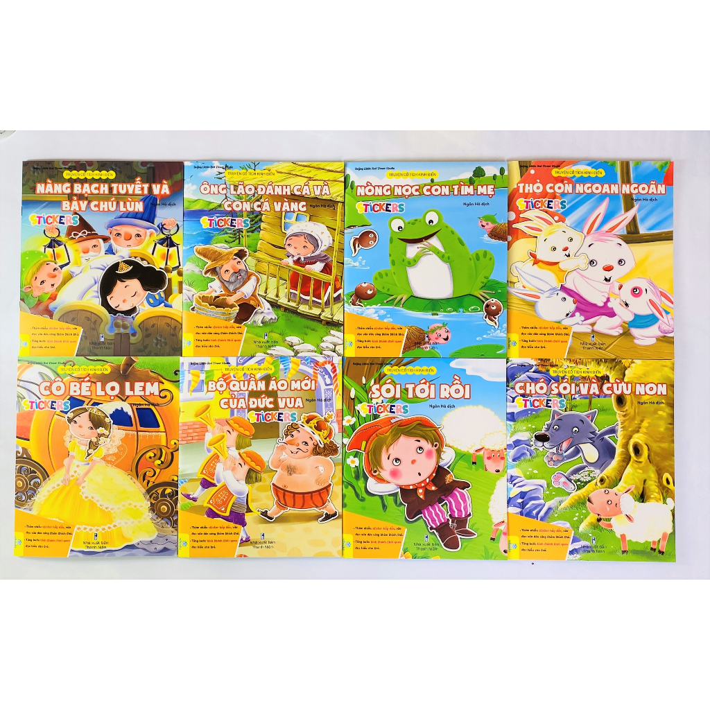 Sách - Truyện Cổ Tích Kinh Điển Stickers - Ndbooks