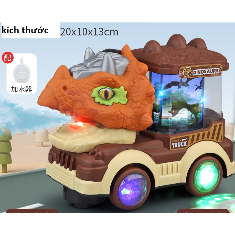 Xe khủng long phun lửa rước đèn - Đồ Chơi Trung Thu Cho Bé