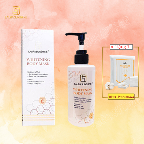 Mặt nạ ủ trắng da toàn thân Nhật Kim Anh - whitening body mask Laura Sunshine