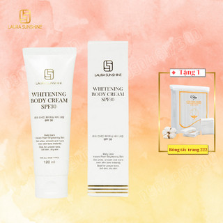Kem dưỡng trắng da toàn thân ban ngày Nhật Kim Anh - Laura Sunshine WHITENING BODY CREAM SPF30