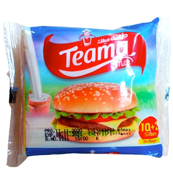 Phô Mai Lát Burger Cheese Slice Teama 200G