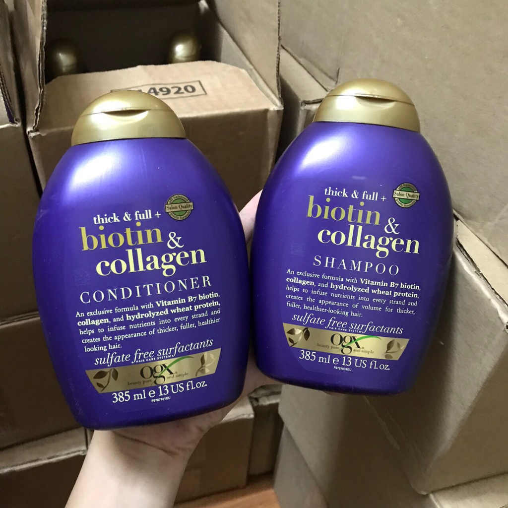 DẦU GỘI XẢ BIOTIN 385ML