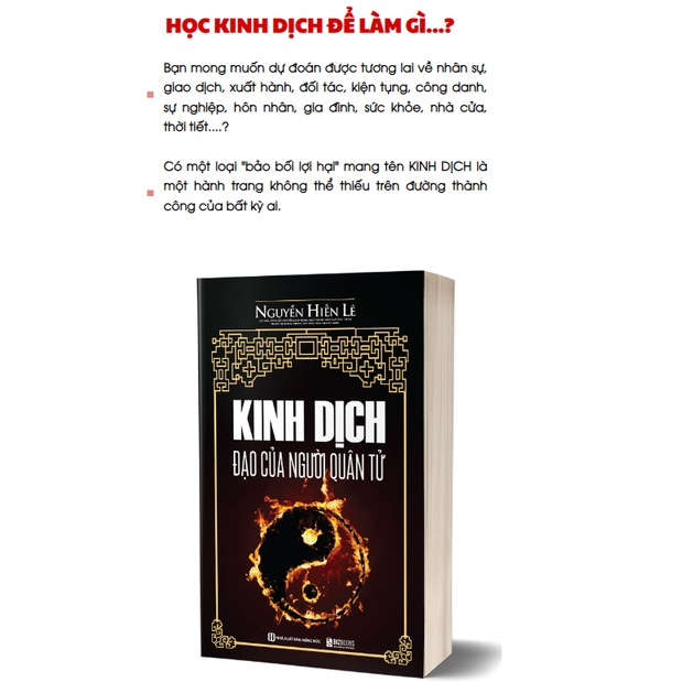 Sách - Kinh Dịch - Đạo Của Người Quân Tử tái bản 2023