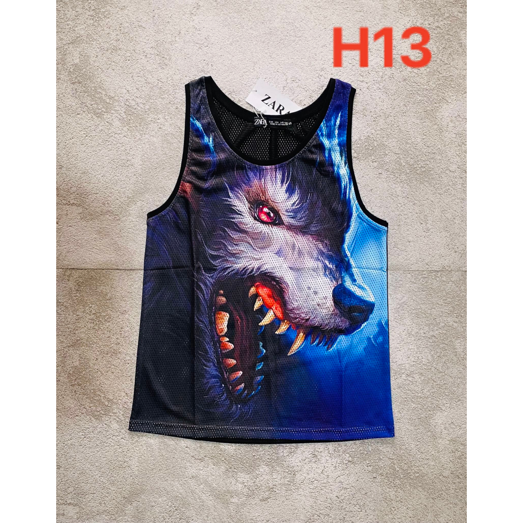 TANK TOP 3D  Cotton Dạng Da Cá Siêu Thoáng Mát Thấm Hút Mồ Hôi , BIGSIZE Đến Từ ID.Officiel