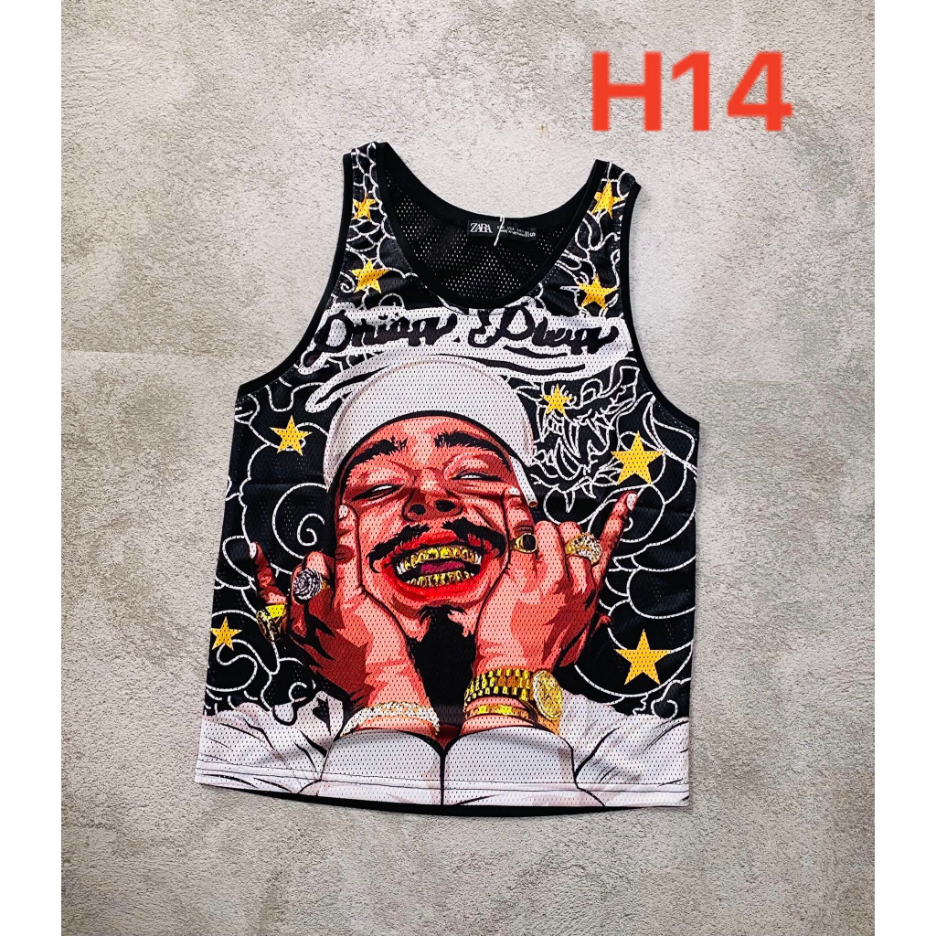 TANK TOP 3D  Cotton Dạng Da Cá Siêu Thoáng Mát Thấm Hút Mồ Hôi , BIGSIZE Đến Từ ID.Officiel