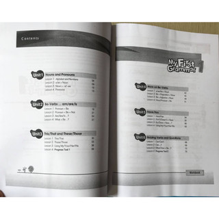 My First grammar level 1,2,3 màu bán lẻ Student's Book và Workbook
