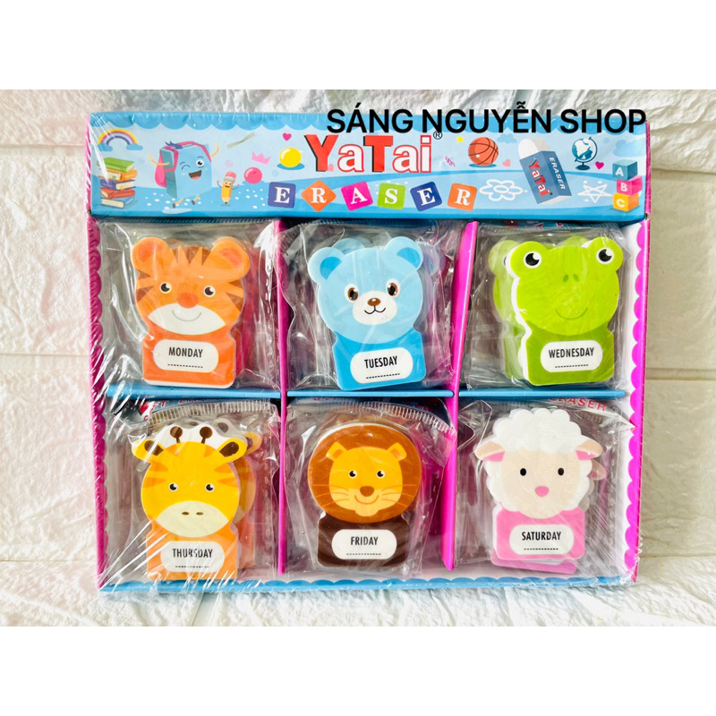 Tẩy Nhiều Mẫu Hình Con Vật Dễ Thương