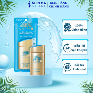 Kem chống nắng anesa perfect uv sunscreen skincare milk, sữa chống nắng spf50+/pa++++ 60ml - minea store