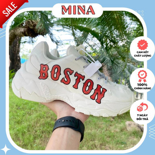  Giày MLB NY đen Boston chữ đỏ hàng cao cấp đế tách chuẩn Giày sneaker độn đế tăng chiều cao cực dế phối đồ BENSNEAKER 