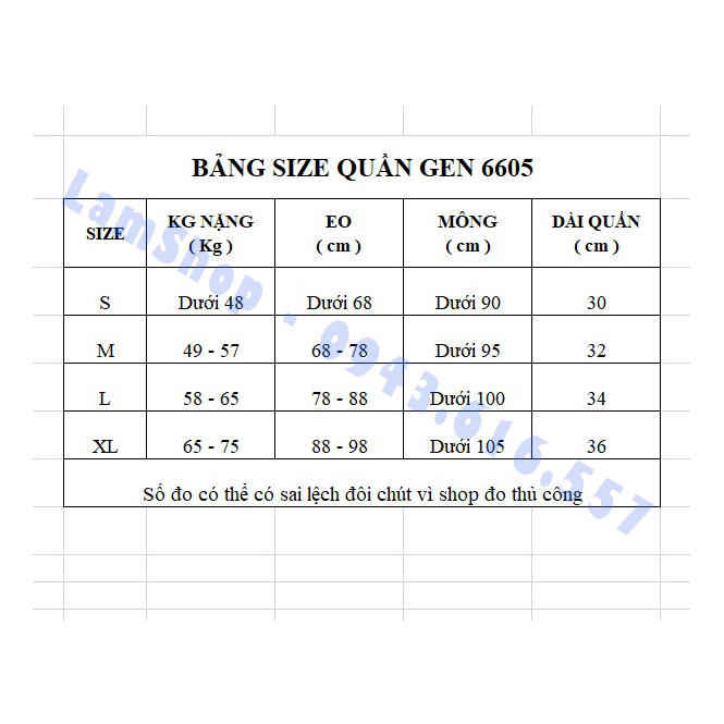 QUẦN LÓT GEN BỤNG ĐỊNH HÌNH mã 6605