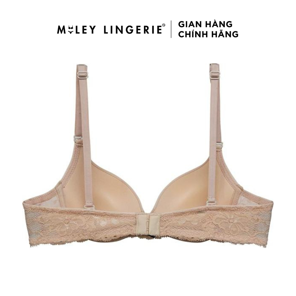 Áo Ngực Cúp Tròn Trơn Phối Ren Miley Lingerie BRM_002