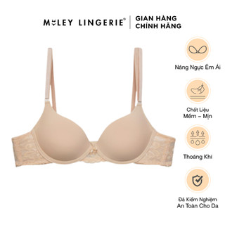 Áo Ngực Có Gọng Mút Vừa Cúp Tròn Lưng Ren Miley Lingerie BRM_002