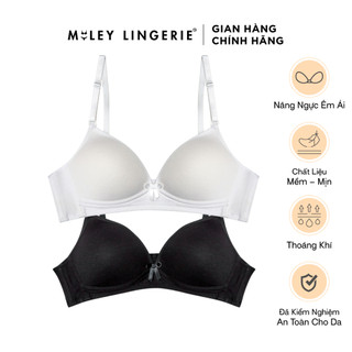 Set 2 áo ngực nữ cotton không gọng miley lingerie brw01015-02115
