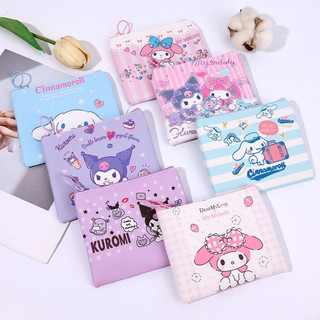 Ví đựng tiền xu Ví cầm tay mini bằng da PU hoạt hình Sanrio Kuromi Melody Cinnamoroll dễ thương