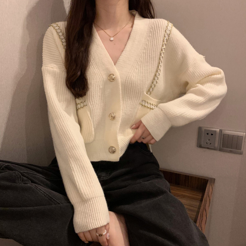 Áo khoác cardigan Giahan_official dệt kim dài tay dáng rộng cổ V hàng loại 1 siêu cấp dày dặn ấm áp CS1