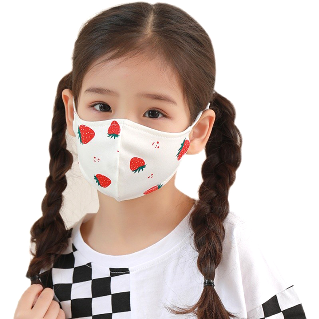 Khẩu trang vải cho bé - Khẩu trang cho bé in hình các nhân vật hoạt hình dễ thương