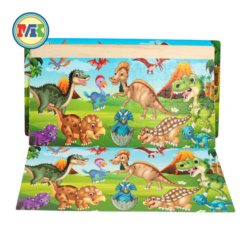 Tranh Xếp Hình 120 Mảnh Gỗ - Ghép Hình Cho Bé Phát Triển Tư Duy Trí Tuệ Thông Minh Trẻ Em Puzzle GH120