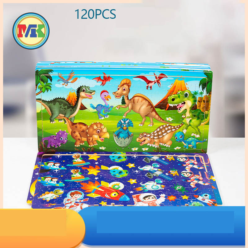 Tranh Xếp Hình 120 Mảnh Gỗ - Ghép Hình Cho Bé Phát Triển Tư Duy Trí Tuệ Thông Minh Trẻ Em Puzzle GH120