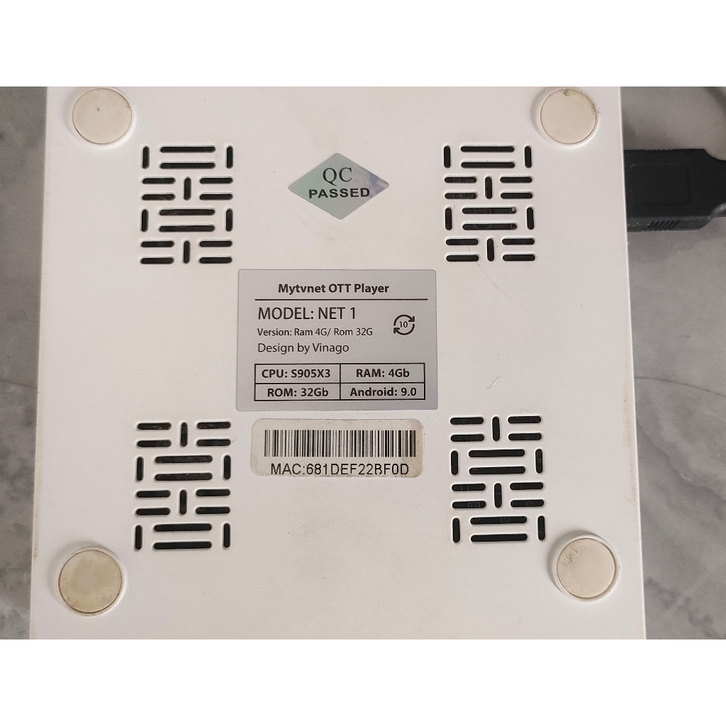 ANDROID BOX MYTV NET 1 RAM 4G, ROM 32G, BLUETOOTH