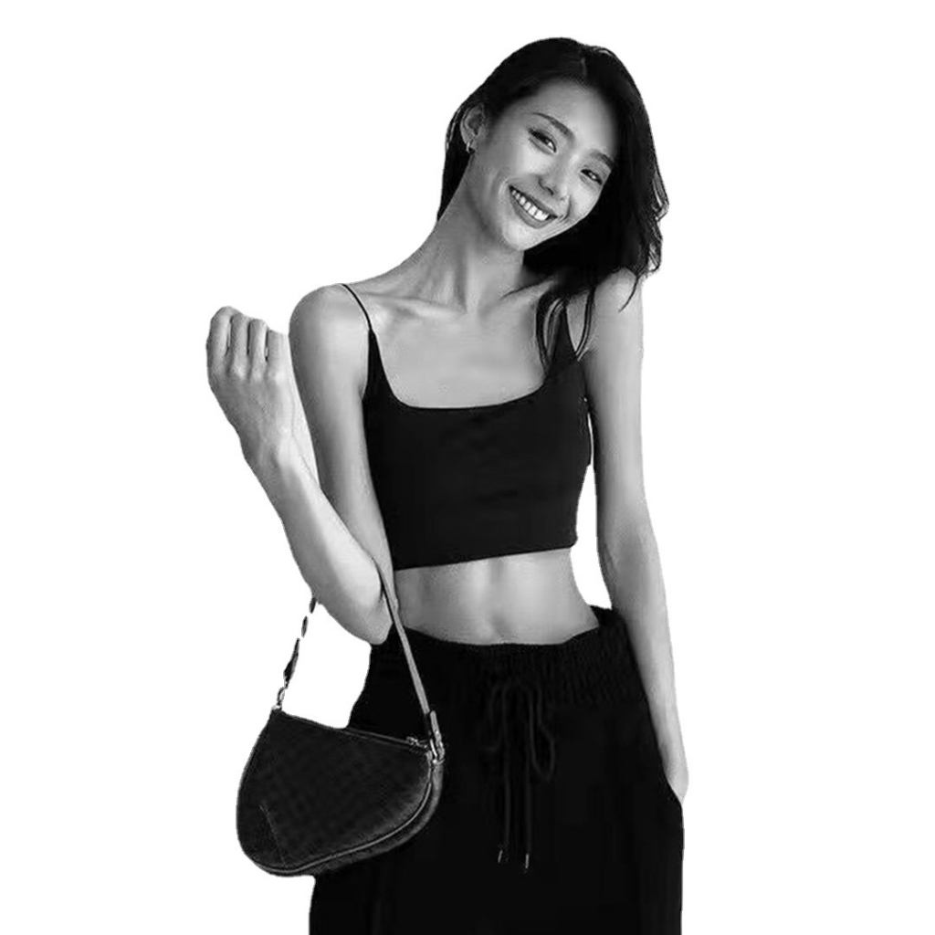 S81 QUÀ TẶNG DÂY CHUN KHI MUA Áo croptop 2 dây sợi bún The Kim cotton hai lớp, áo nữ 2 dây 2DTK | BigBuy360 - bigbuy360.vn